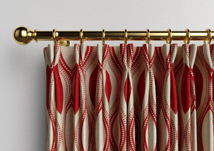 Kasian, Red - Made to Measure Curtains - Image 10